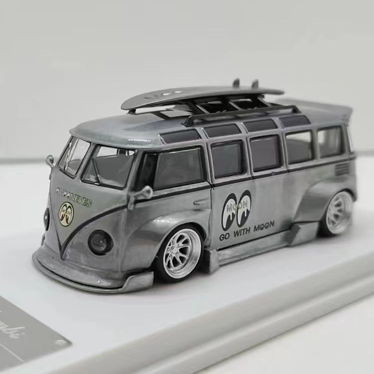 TPC 1/64 VW T1 Kombi 月亮眼 清漆版 合金 模型車 玩具 禮物 生日禮物男生