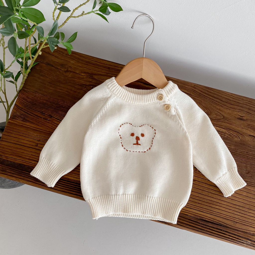 韓國童裝 秋冬兒童毛衣 針織衫 嬰童ins風長袖保暖上衣 寶寶毛衣 嬰兒上衣 兒童針織上衣