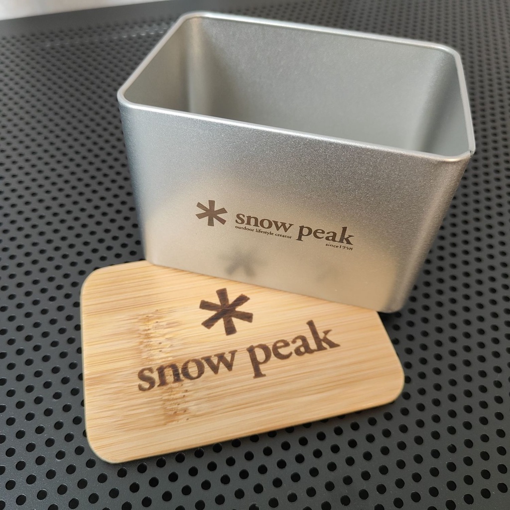 Snow Peak 戶外露營迷你收納盒 調味瓶 收納罐 便攜式罐 旅行 野遊 小號收納箱帶蓋