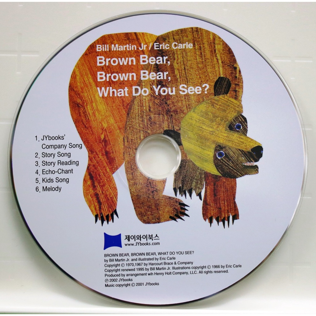 Brown Bear, Brown Bear, What do you See?【禮筑外文書店】CD