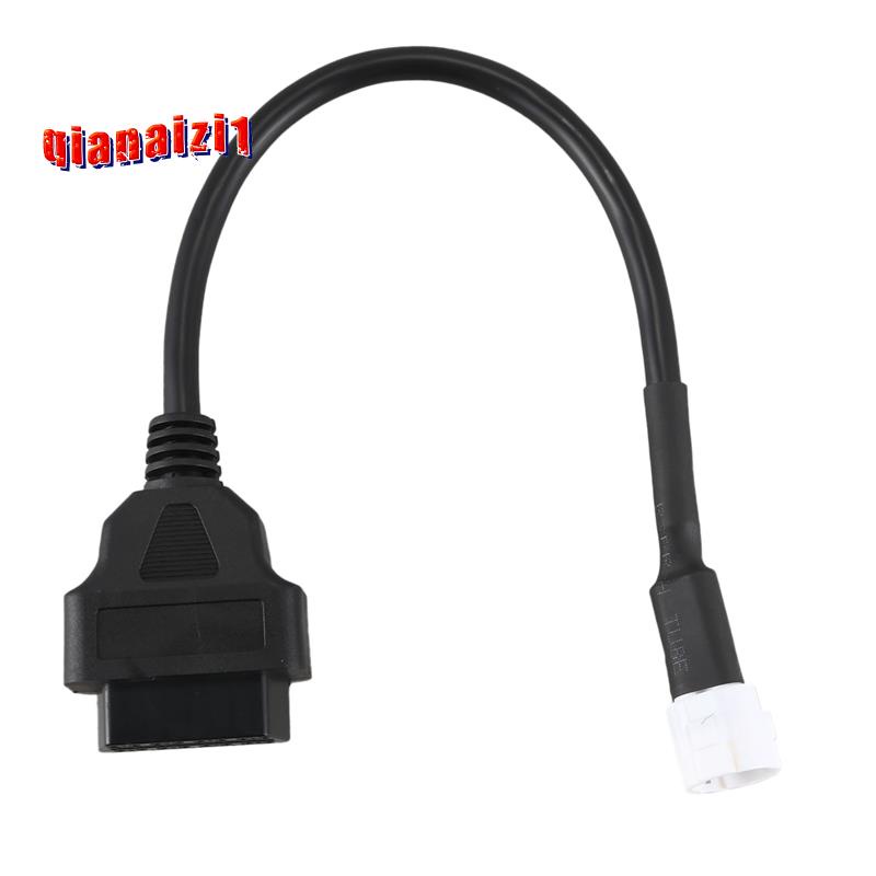山葉 1 件黑色 3 針 OBD2 電纜故障代碼掃描儀診斷電纜塑料,適用於 Yamaha X-MAX N-MAX MT-