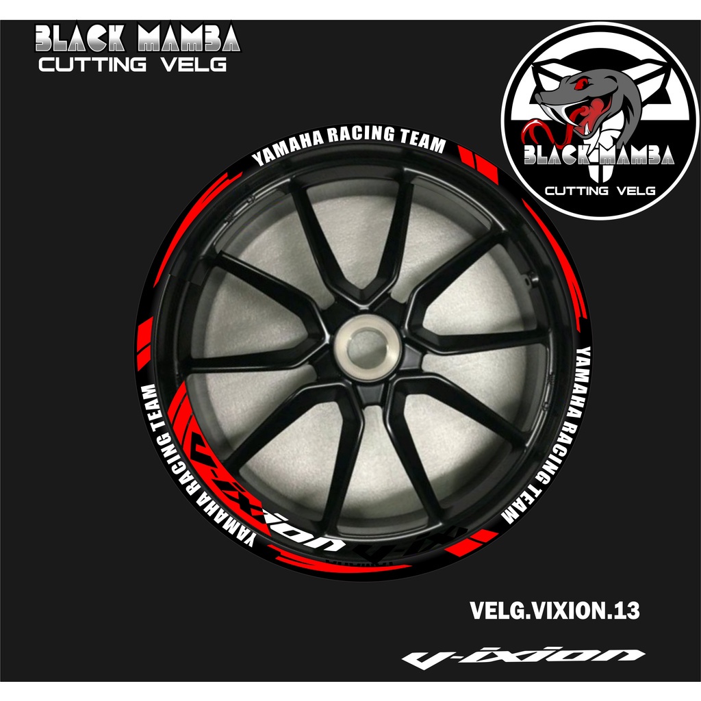 山葉 切割貼紙 VIXION 輪輞貼紙 LIS 列表變化輪胎/VELG YAMAHA VIXION 13