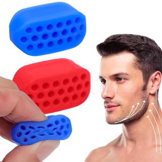 男士雙下巴縮小器/矽膠面部鍛煉機,適用於男女/面部下頜鍛煉器/面部瘦身下巴訓練器