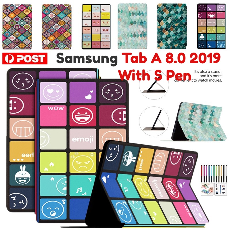 SAMSUNG Folio Shell 適用於三星 Galaxy Tab A 8.0 2019 帶 S Pen SM-P