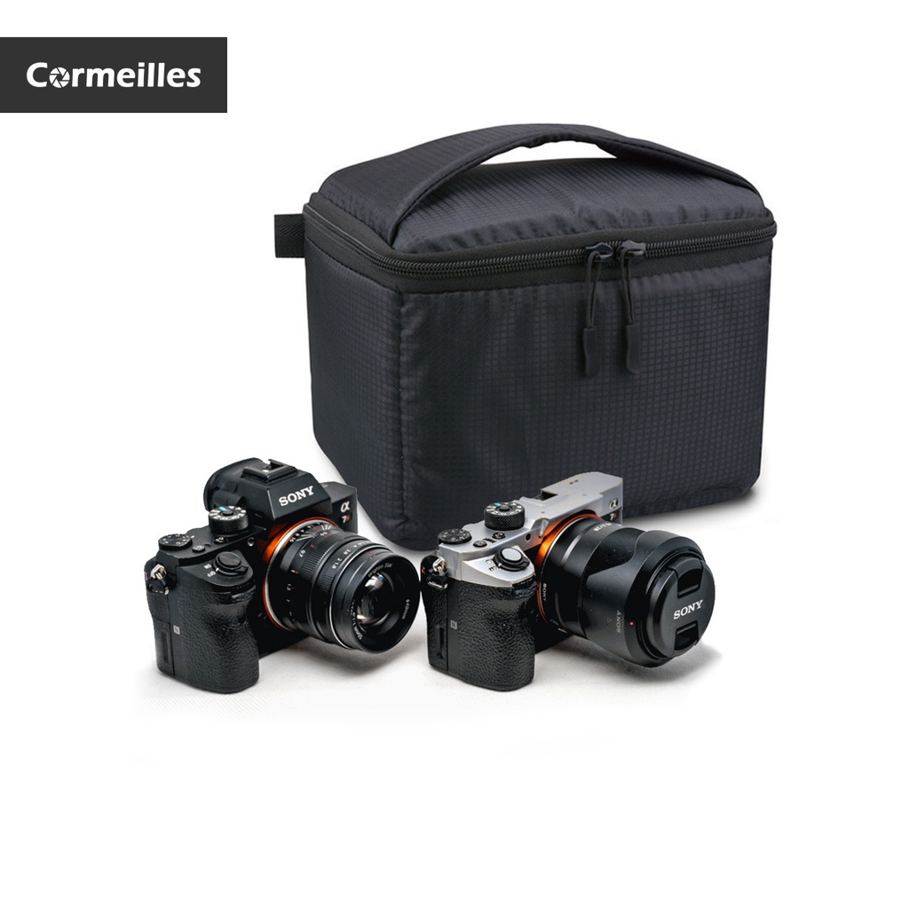 相機包 相機內袋 單眼相機包 攝影包 3C收納包 黑色 橘 防水 相機包 單眼相機包 相機 內袋 相機內膽