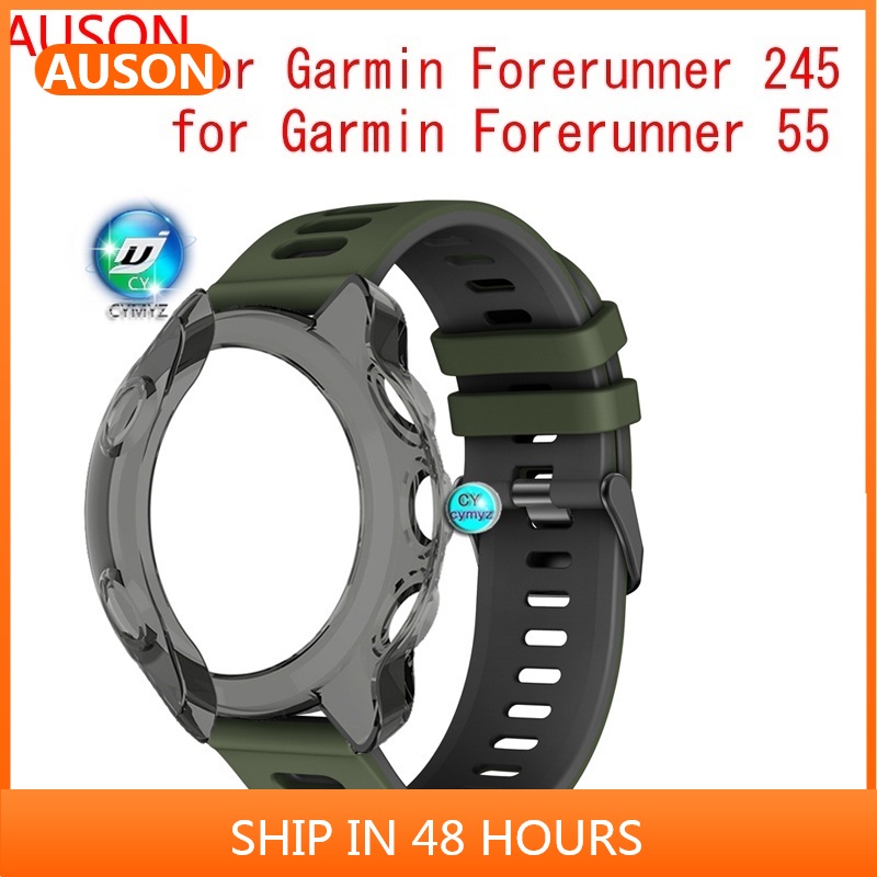 Garmin Forerunner 55 245 錶帶 矽膠帶 garmin Forerunner 55 245 保護殼