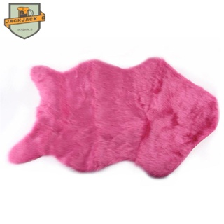 超柔软人造羊皮可水洗地毯温暖毛茸茸的座垫蓬松地毯人造毛皮垫适用于地板椅子沙发垫