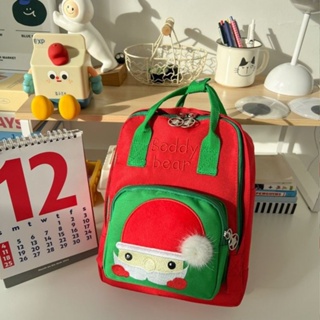 🔥現貨🔥韓國杯具熊Mini耶誕款書包可愛寶寶幼兒園男女兒童後背包