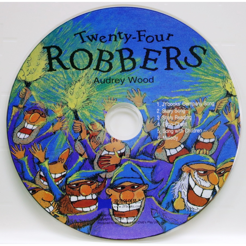 Twenty-Four Robbers (1 CD only)(韓國JY Books版) 廖彩杏老師推薦有聲書第2年第2週/Audrey Wood【三民網路書店】