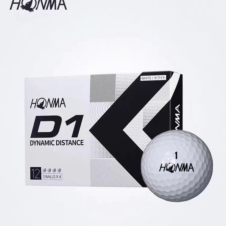 【現貨速發✨】高爾夫球 HONMA 2022D1全新升級高爾夫球雙層球二層球遠距低倒旋新款兩層球