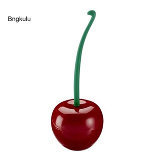 (BK)創意櫻桃形塑膠馬桶刷浴室清潔工具裝飾