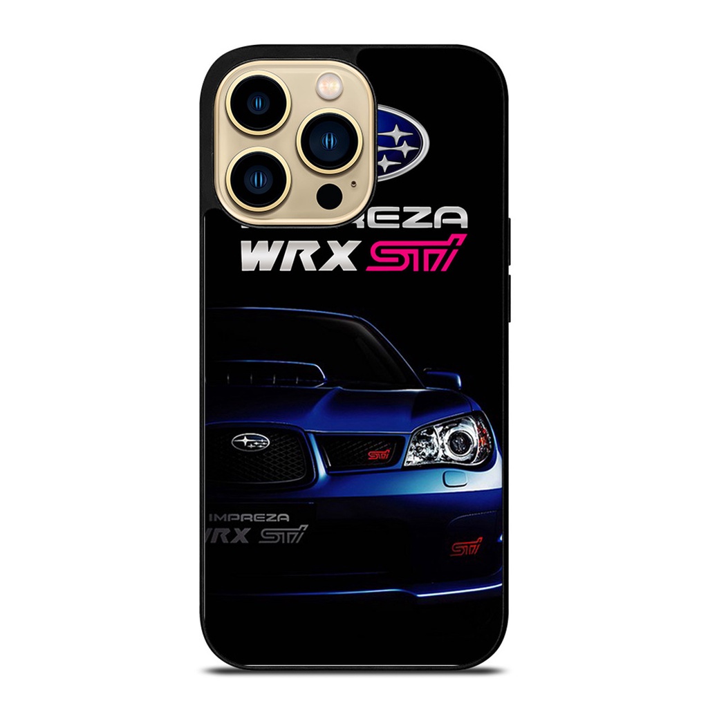 新品SUBARU IMPREZA WRX STI BLUE CAR 時尚新款精緻手機殼保護套適用於 IPhone 15