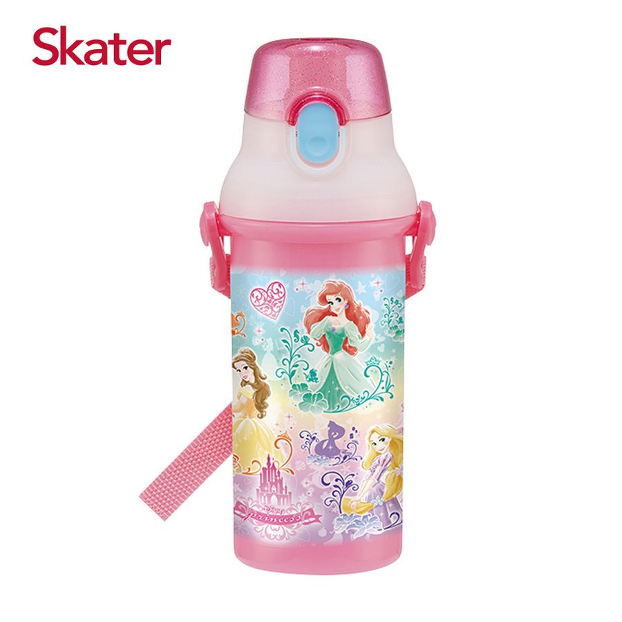 Skater銀離子直飲水壺/ 480ml/ 迪士尼公主Prom eslite誠品