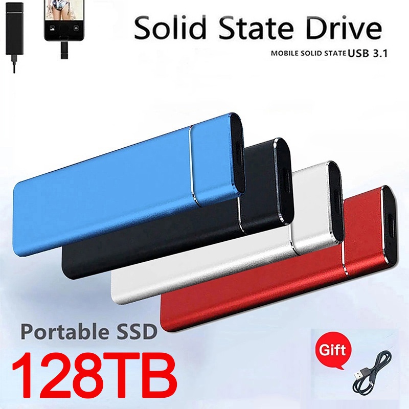 工廠直銷 大賣 便攜式 1TB 2TB SSD 外置硬碟 Type-C USB 3.1 高速 16TB 30TB 60T