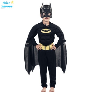 現貨 熱銷 兒童化妝舞會 cosplay表演服裝 萬聖節 吸血鬼 黑蝙蝠肌肉服裝