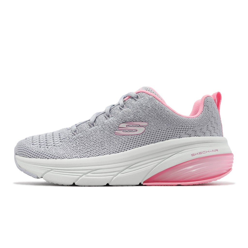 Skechers 休閒鞋 Skech-Air D Lux 灰 粉紅 運動鞋 女鞋 【ACS】 150073LVPK