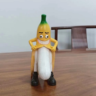 邪惡香蕉人收藏模型香蕉先生樹脂模型粗魯香蕉裝飾品桌面裝飾聖誕禮物