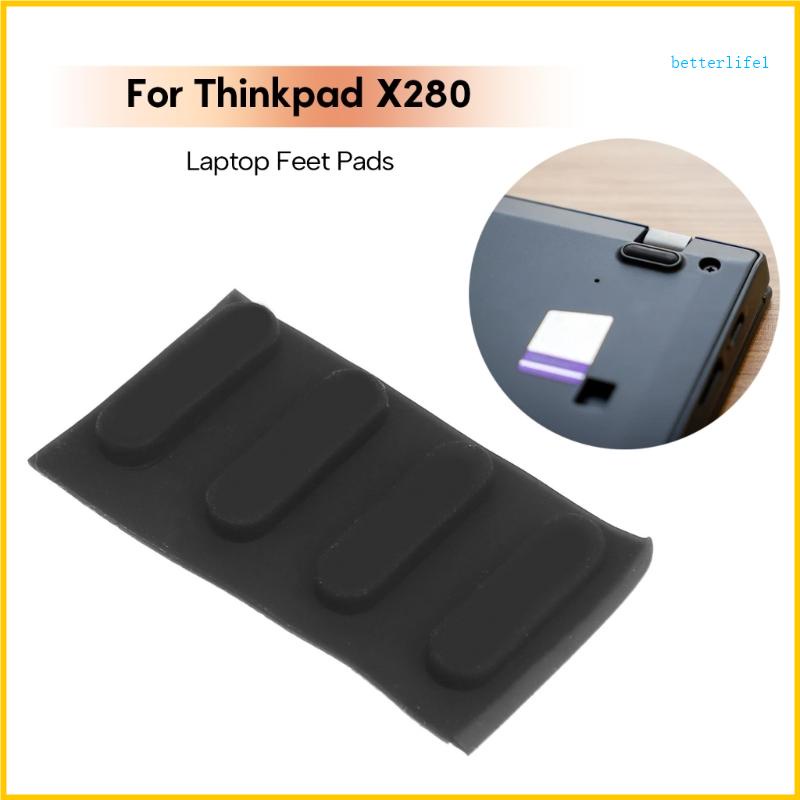 LENOVO 適用於聯想 Thinkpad X280 的 BTM 防滑替換底殼橡膠腳墊