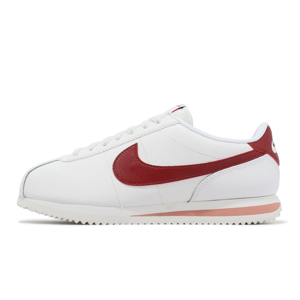 Nike 阿甘鞋 Wmns Cortez 白 酒紅 女鞋 復古慢跑鞋 休閒鞋 皮革鞋面【ACS】 DN1791-103