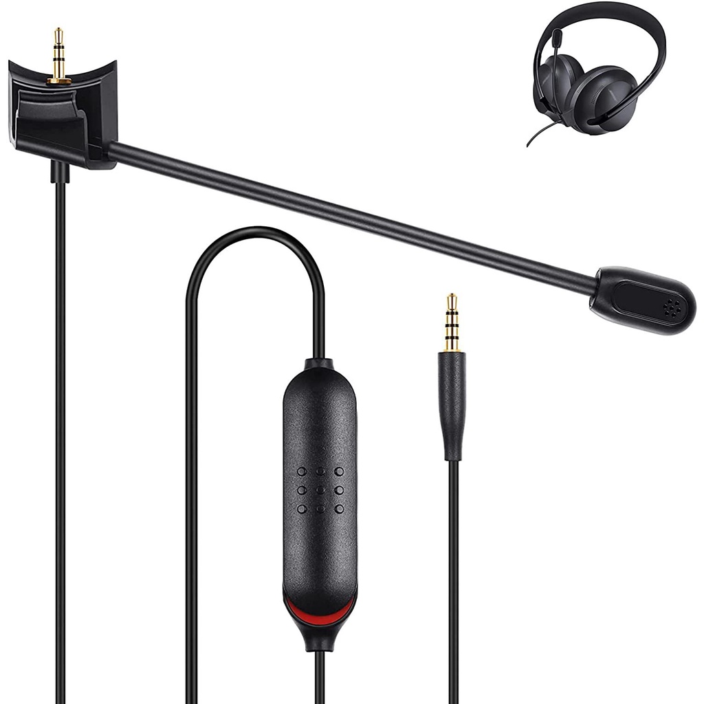 適用於博士BOSE QC45耳機帶麥克風電競遊戲版Mic降噪麥遊戲耳機線