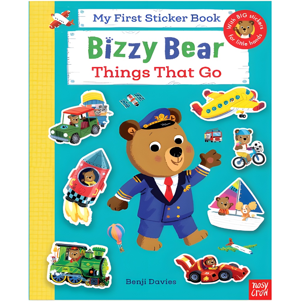 Bizzy Bear: My First Sticker Book Things That Go (貼紙書)/Benji Davies【三民網路書店】