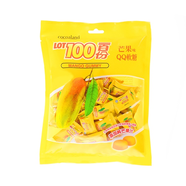 100份芒果味QQ軟糖200g