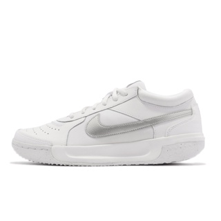 nike 網球鞋 wmns zoom court lite 3 白 銀 硬地球場 女鞋 【acs】 dh1042-101