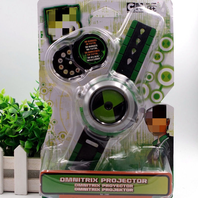 【現貨】熱賣 ben10 ominitrix 地球保衛者BEN10小班少年駭客 投影手錶盒裝生日禮物