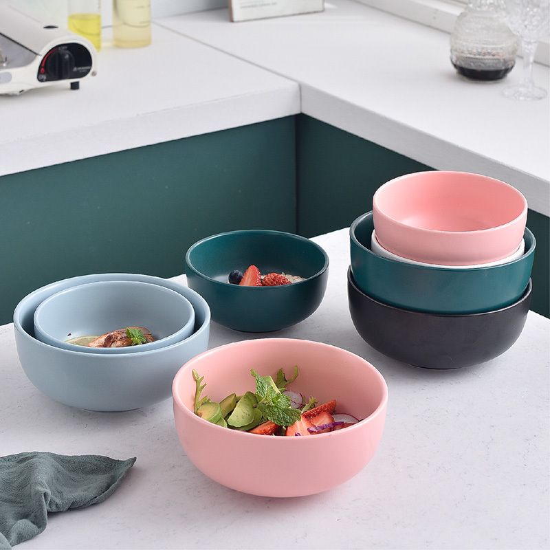 日式陶瓷泡麵碗 創意家用湯碗 水果沙拉碗 烘焙 烤箱 南瓜碗 早餐宿舍