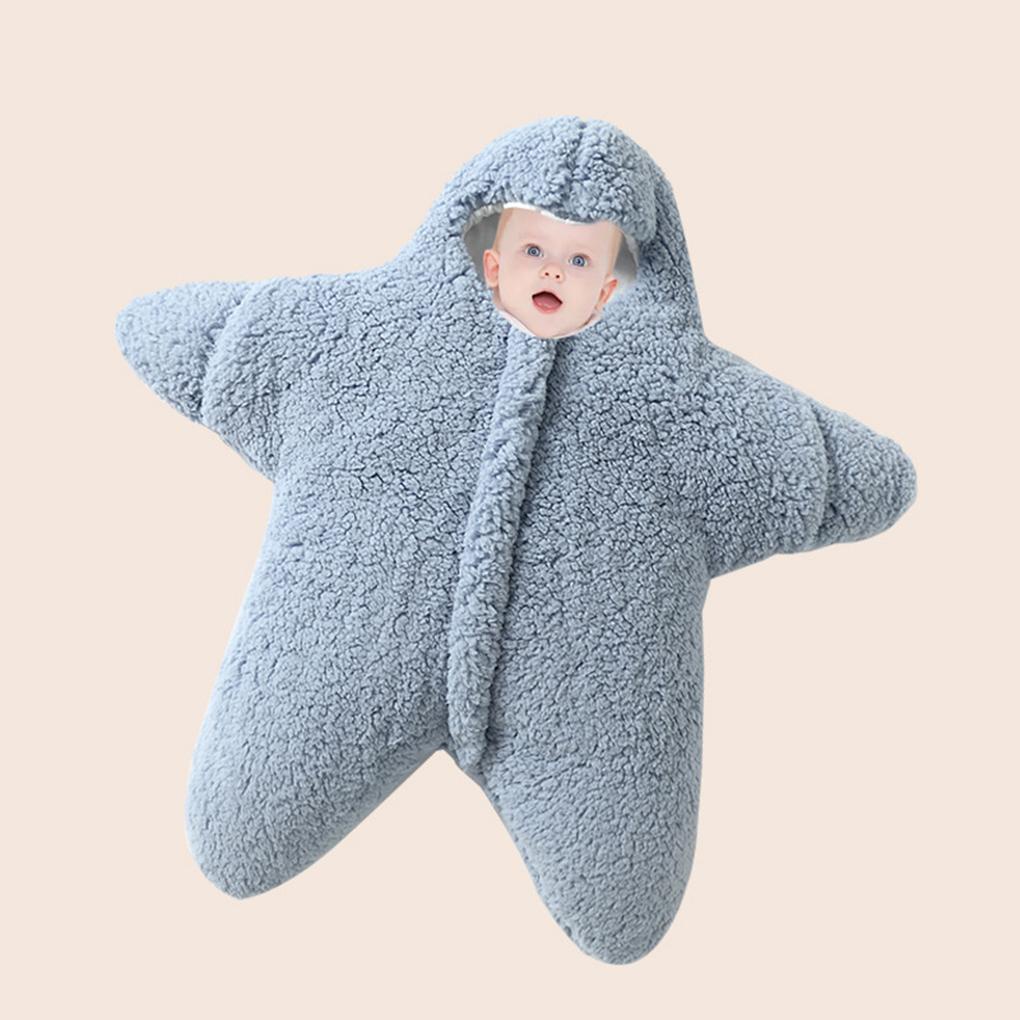 可愛舒適的中性海星新生兒衣服嬰兒嬰兒可穿戴海星睡袋