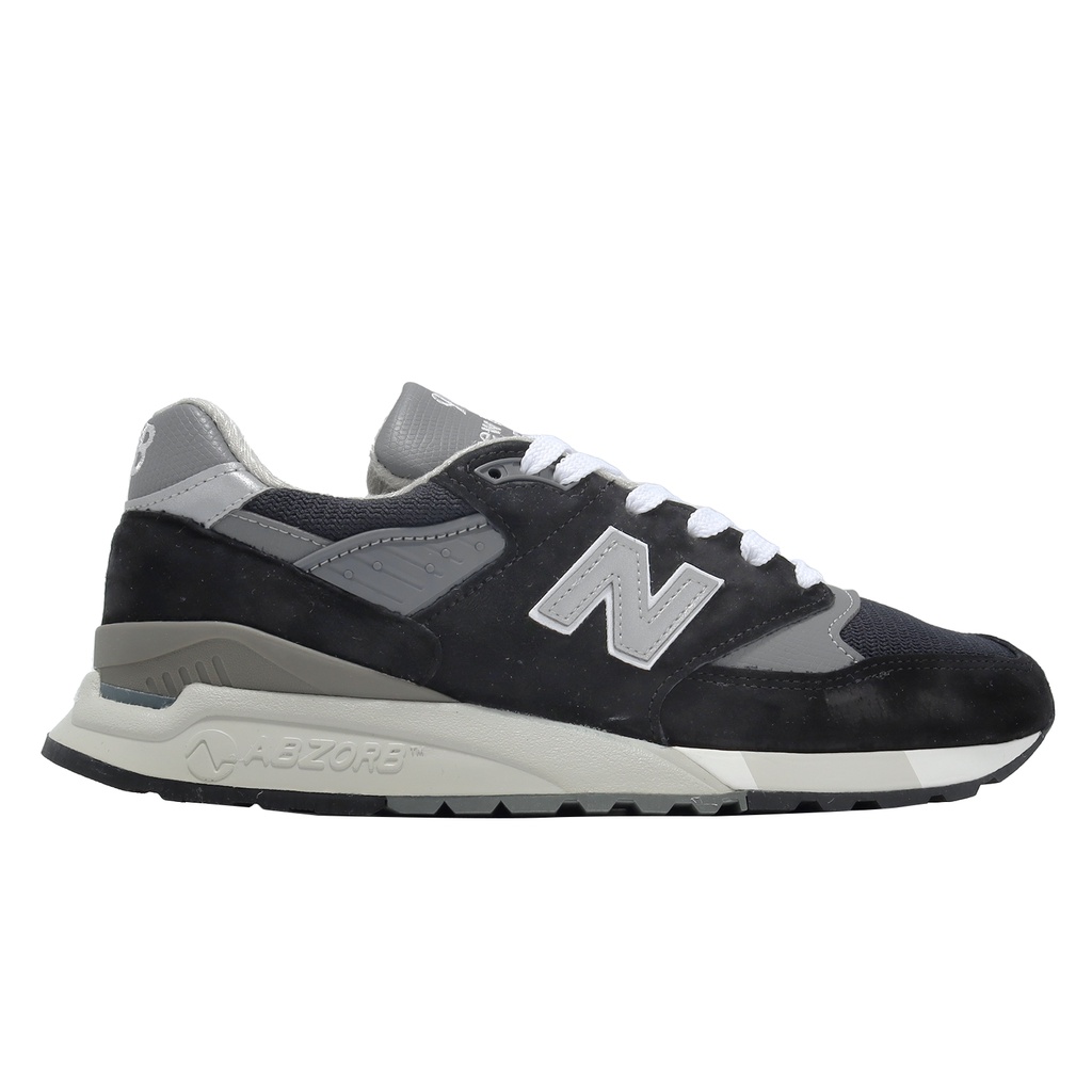 New Balance 998 NB 黑 銀 美製 復古鞋 男鞋 麂皮 [YUBO] U998BL D楦