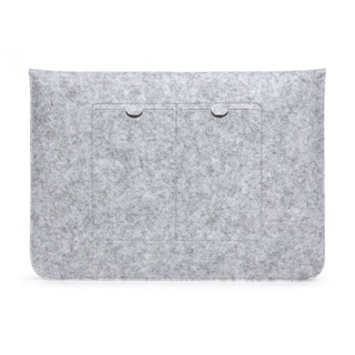 羊毛氈筆記本電腦包袖套 11/12/13/14.2/15/16.2 英寸適用於 Macbook 保護套帶電源迷你包禮物