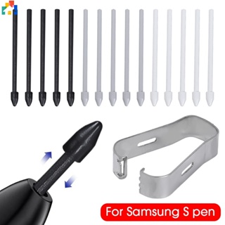 SAMSUNG 6 件/套塑料彩色精緻平板筆尖適用於三星 Galaxy Tab S8 S7 S6 Note 20 耐磨替