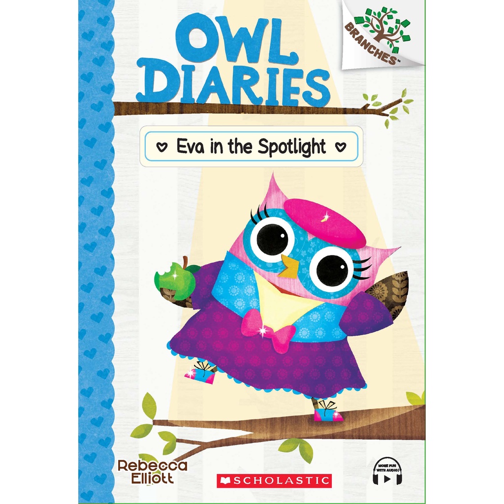 Owl Diaries #13: Eva In The Spotlight (Cd &amp; Storyplus)(有聲書)/ Branches - Owl Diaries 【禮筑外文書店】