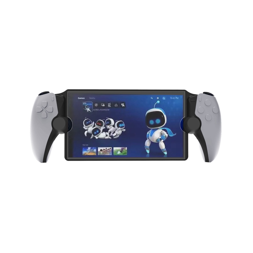 PS5 Portal掌機鋼化膜PS5新款遊戲機貼膜防刮防塵螢幕保護貼膜