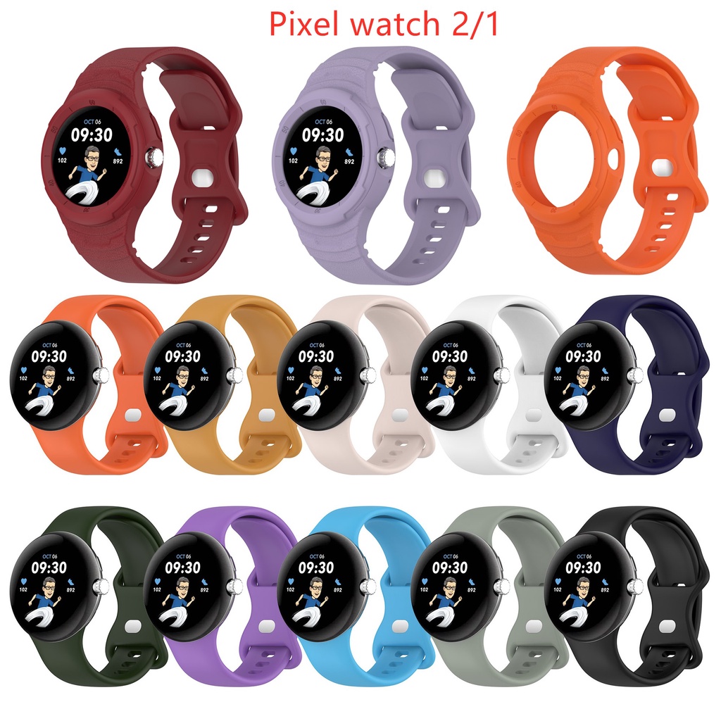 Pixel Watch2 矽膠錶帶 / 1 錶帶 Pixel Watch 手鍊配件