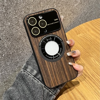 木紋手機殼適用於 IPhone 13 14 15 Pro Max 15 Plus 12 手機殼木紋硬手機背面 T09