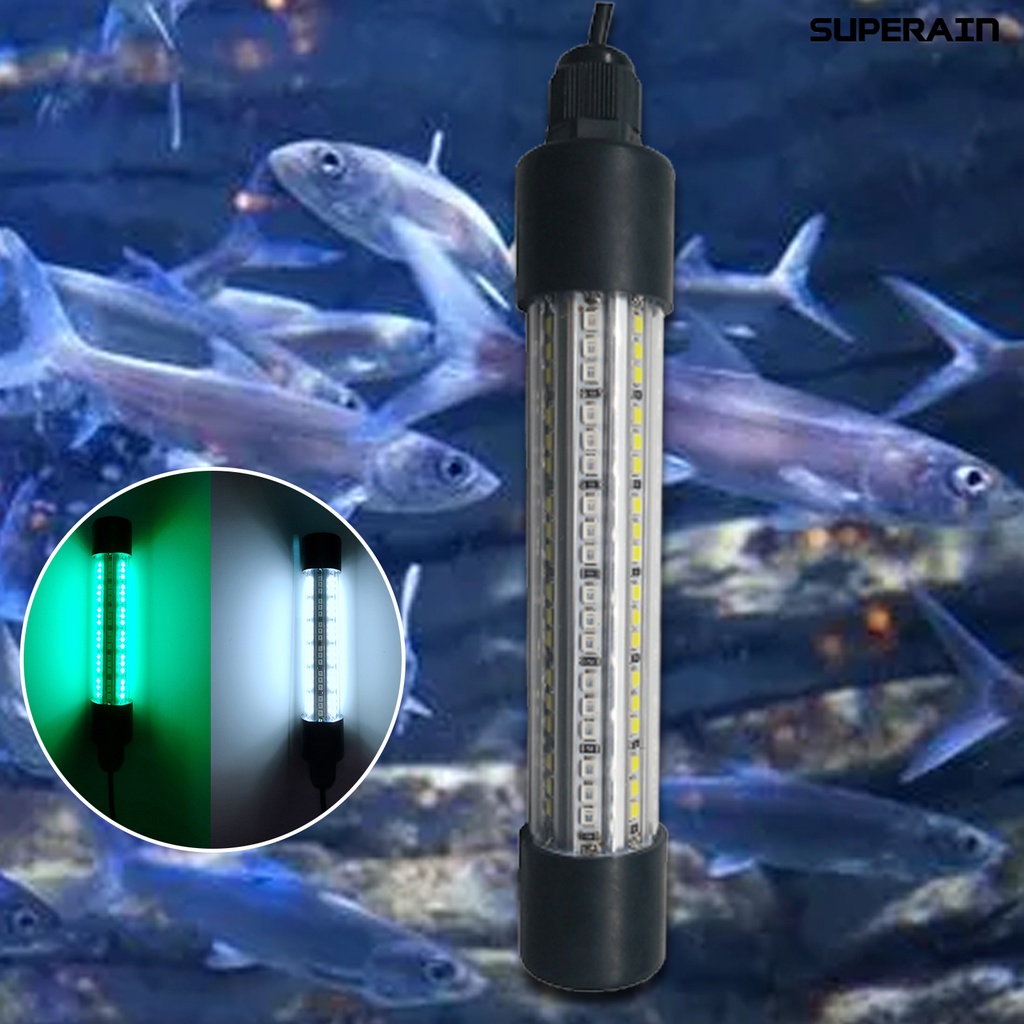 [嘉和運動]12V 10W 雙色LED誘魚燈 集魚燈 水下燈 釣魚燈 捕魚燈 筏釣燈