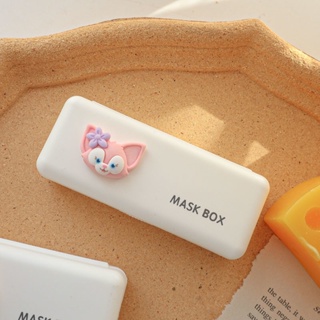♛便攜式藥盒♛現貨 日本卡通可愛便攜 隨身 小巧 迷你 牙線牙籤小收納盒防塵防汙口罩盒子