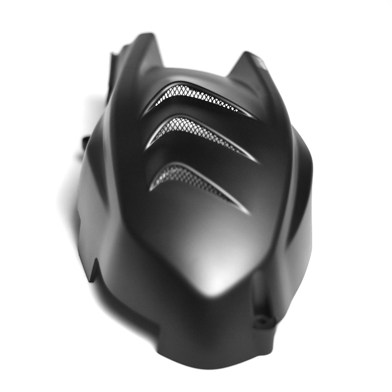 用於Vespa GTS300 HPE新款 傳動蓋 黑化改裝配件塑膠黑色發動機蓋