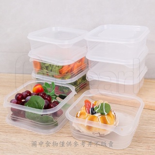 冰箱冷凍肉收納盒- 650mL透明PP密封保鮮盒-可加熱食品包裝收納盒-廚房冷凍肉抗菌收納盒