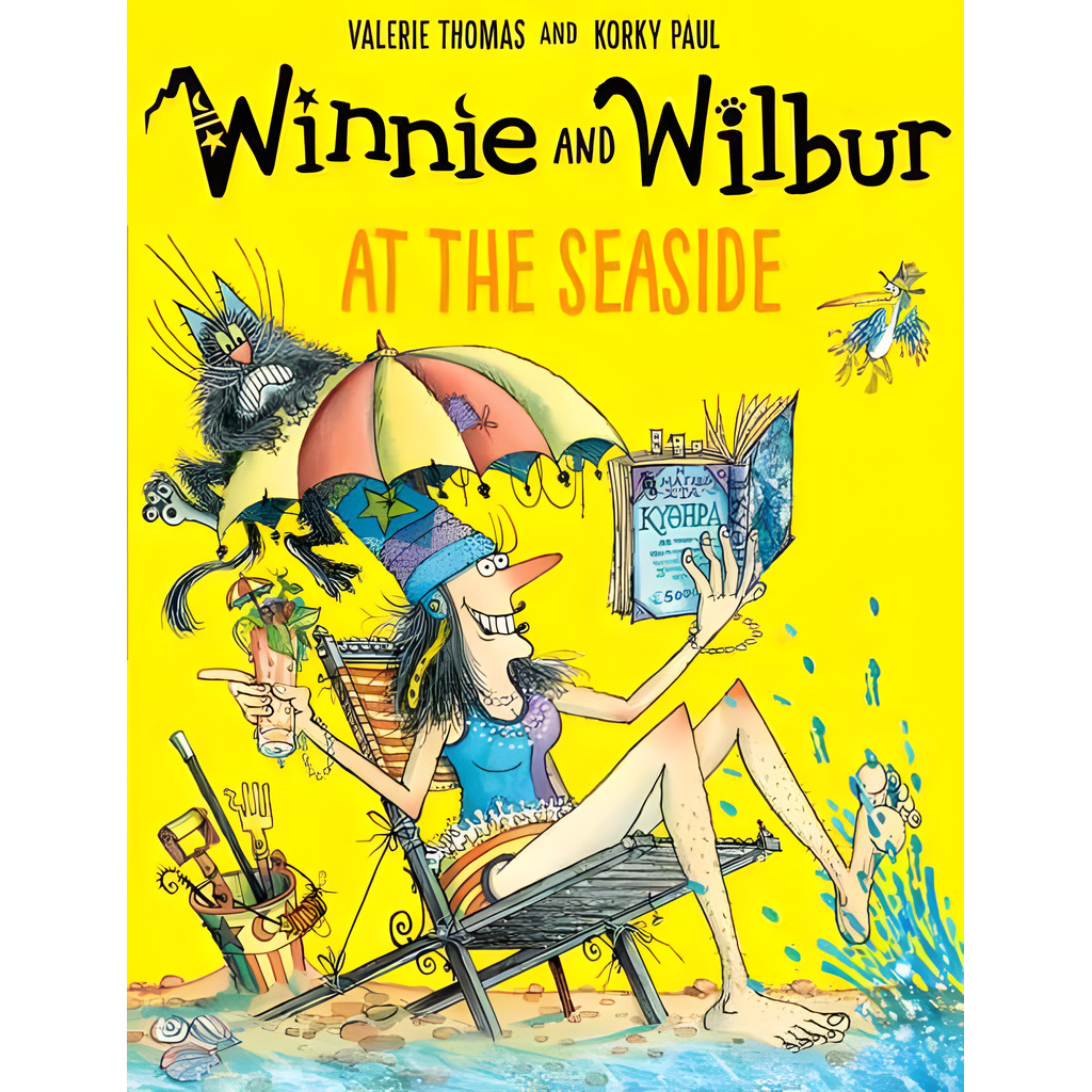 Winnie and Wilbur at the Seaside (平裝本)/Valerie Thomas【禮筑外文書店】