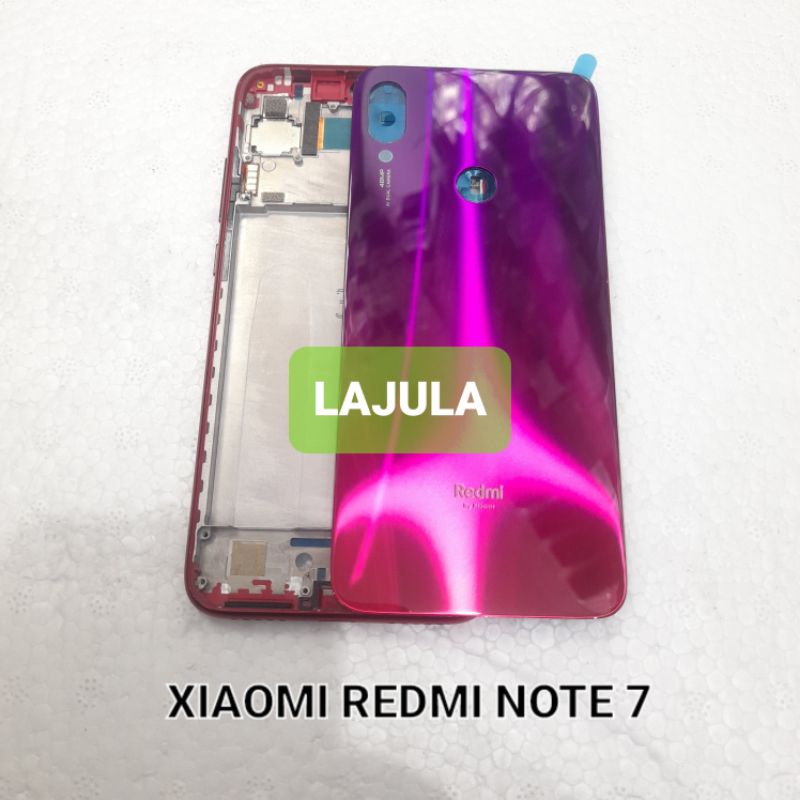 REDMI XIAOMI 外殼外殼全套小米紅米 note 7 框架後門
