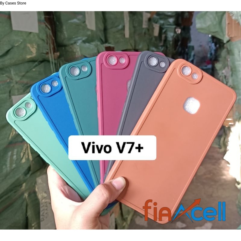 Case Pro Camera Vivo V7 Softcase Macaroni 保護相機商品已準備就緒