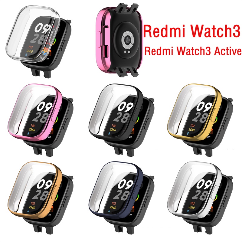 小米 Redmi Watch 3 Active 保護殼 Redmi Watch3 透明 保護套 外殼 矽膠 tpu軟配件
