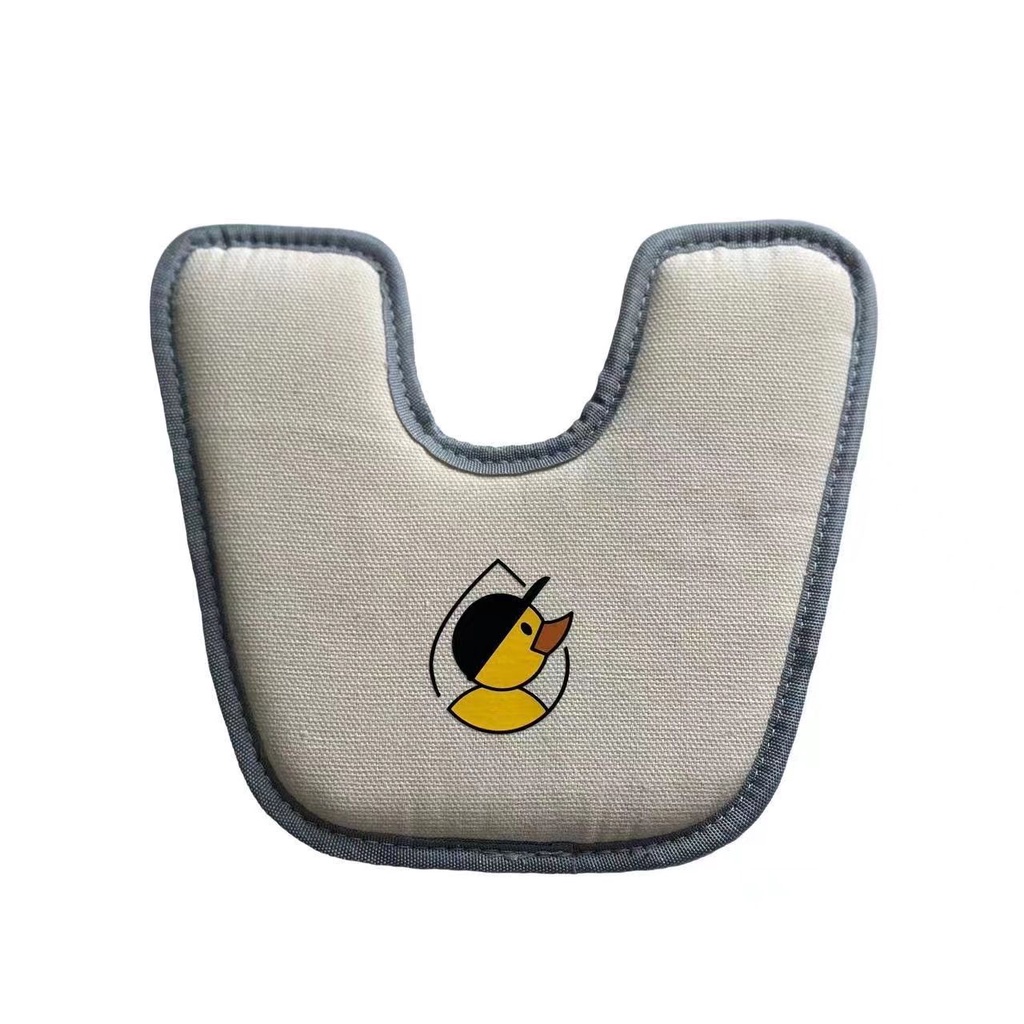 QBOX兒童可坐騎拉桿行李箱專用軟坐墊通用卡通布軟小黃鴨坐墊配件