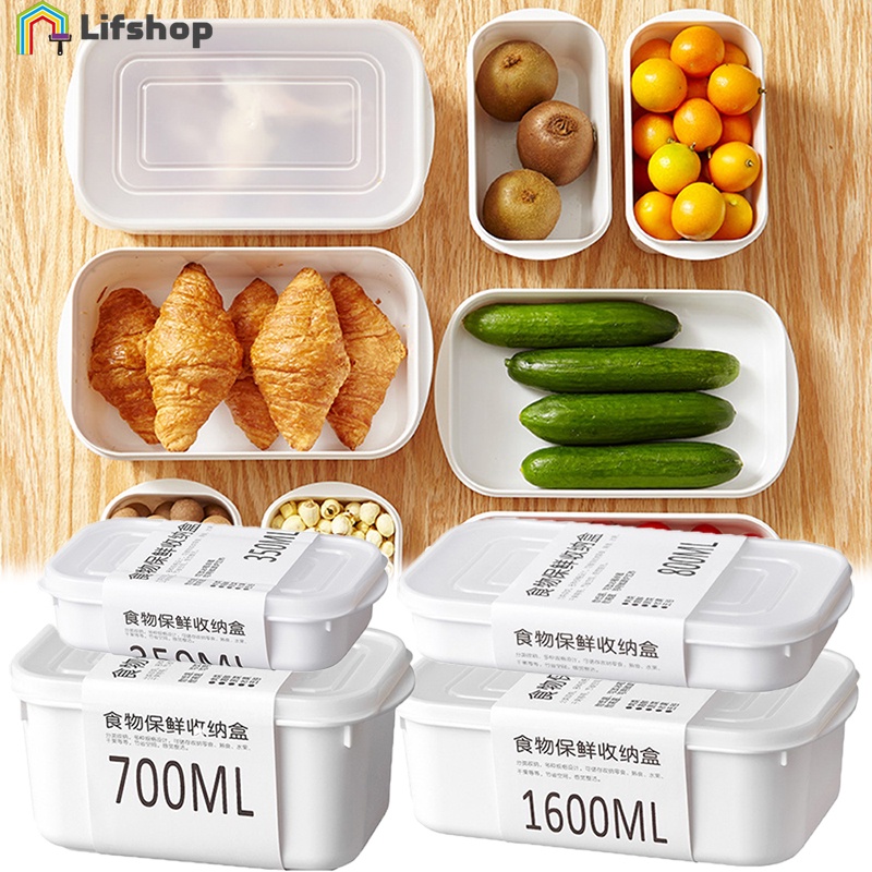 帶蓋食物儲存容器 / 冰箱水果保鮮盒 / 野餐野營餐具盒 / 簡單食品保鮮盒 / Plasticjavascript: