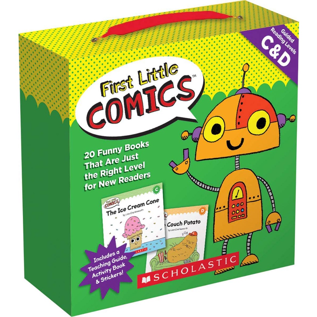 First Little Comics: Guided Reading Levels C & D (20書+1CD)(有聲書)/Liza Charlesworth【禮筑外文書店】