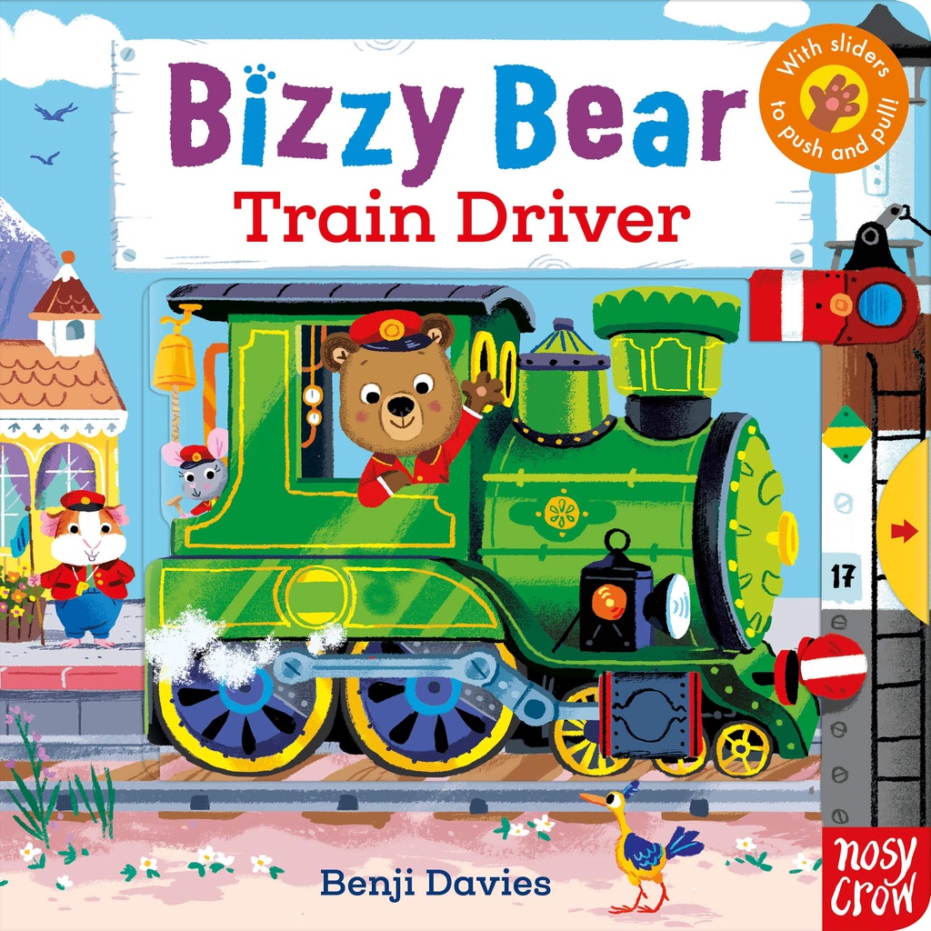 Bizzy Bear: Train Driver (硬頁書)(英國版)*附音檔QRCode*/Benji Davies【禮筑外文書店】