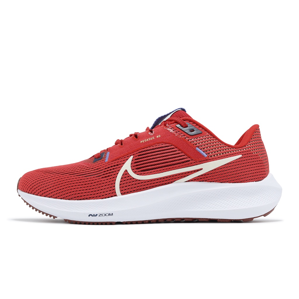 Nike 慢跑鞋 Air Zoom Pegasus 40 紅 白 小飛馬 男鞋 路跑 【ACS】 DV3853-600